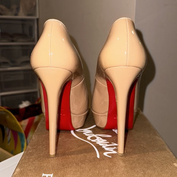 Christian louboutin Bianca 140mm nude 37.5 - Picture 5 of 8